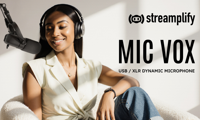 Streamplify MIC VOX mikrofon szett – Profizmus a stúdióasztalon
